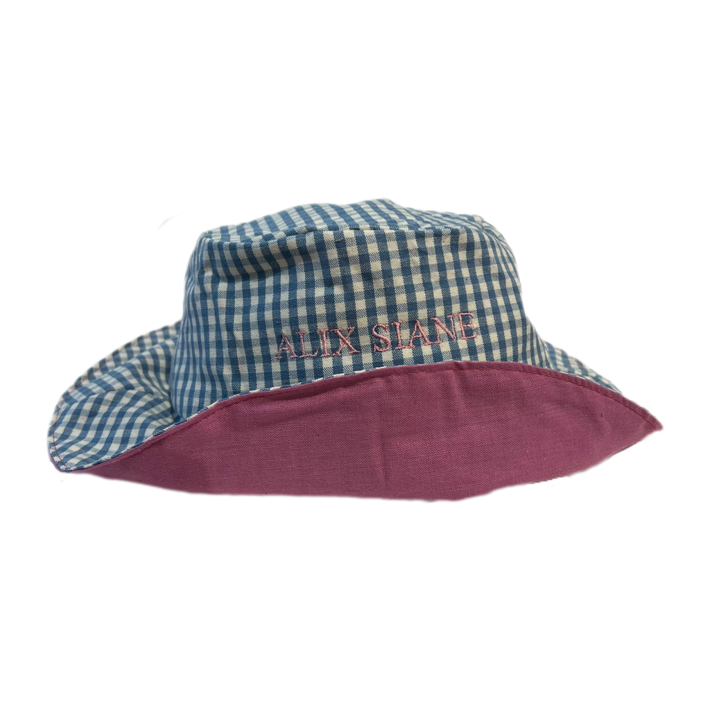 Le Bobix vichy bleu et rose