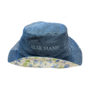 Le Bobix jeans fleurs bleu