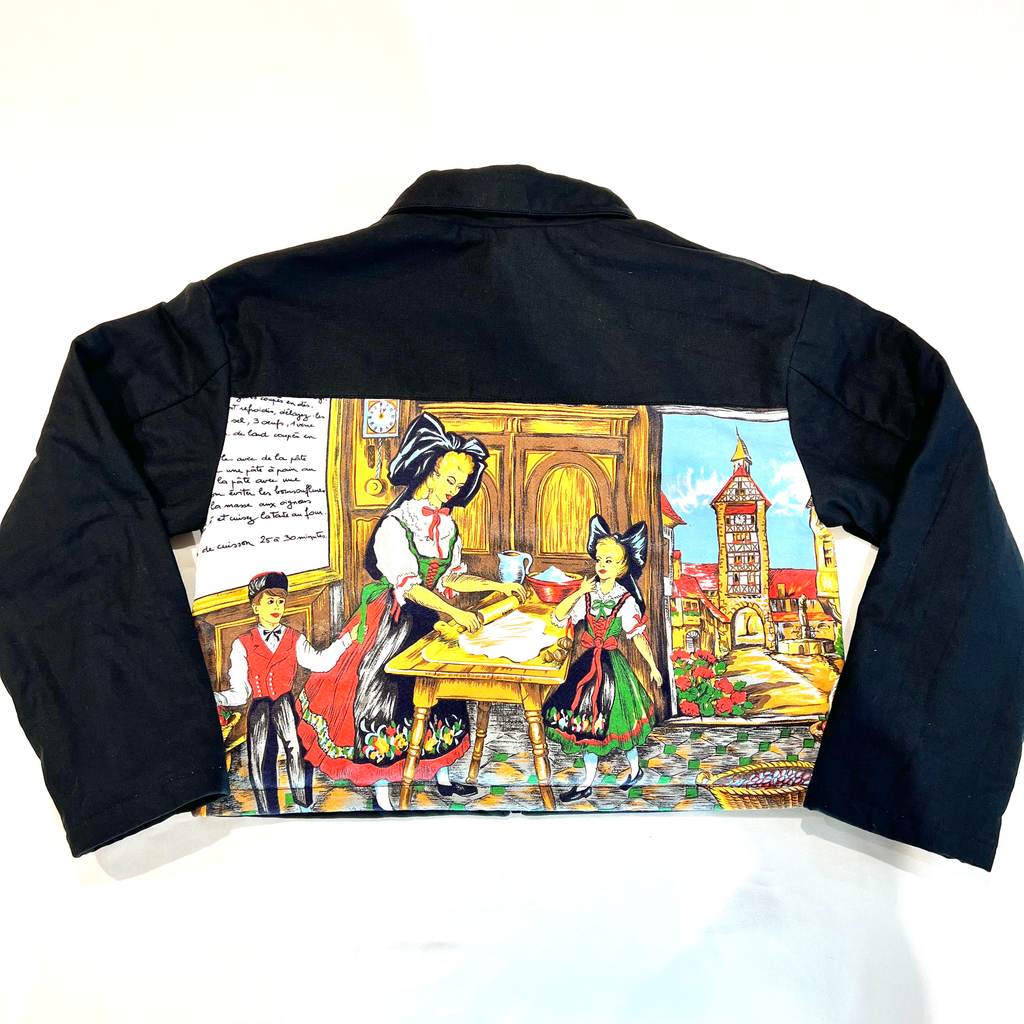 Veste Simone noir vintage