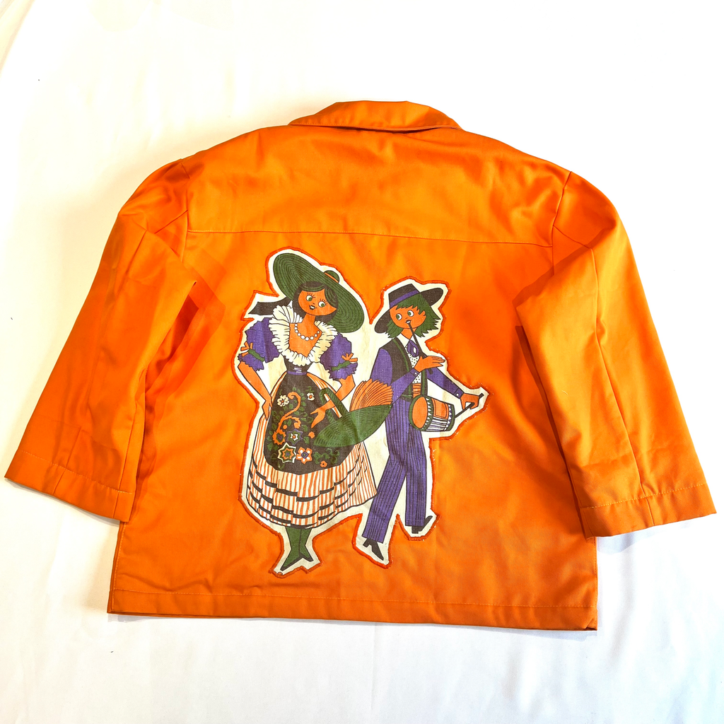 Veste Simone orange vintage