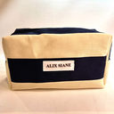Trousse de toilette rayée