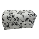 Trousse de toilette fleurs noir