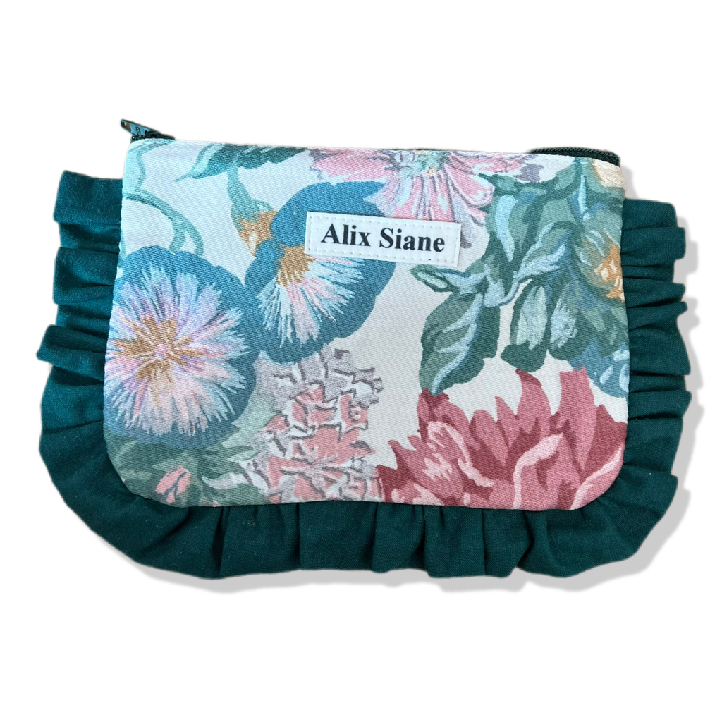 Porte monnaie fleuri vintage