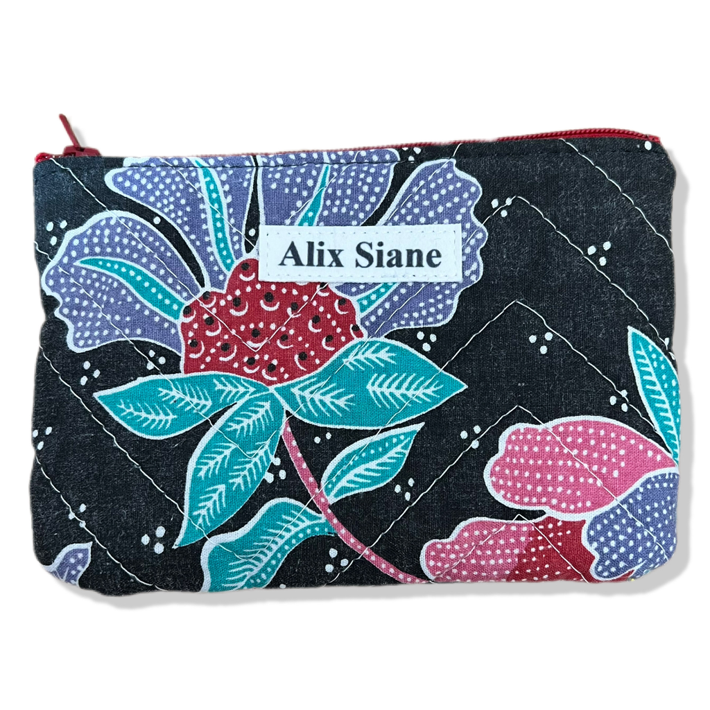 Porte monnaie fleuri