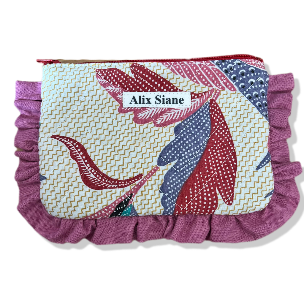 Porte monnaie fleuri