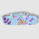 Bandeau fleurs orange et violet