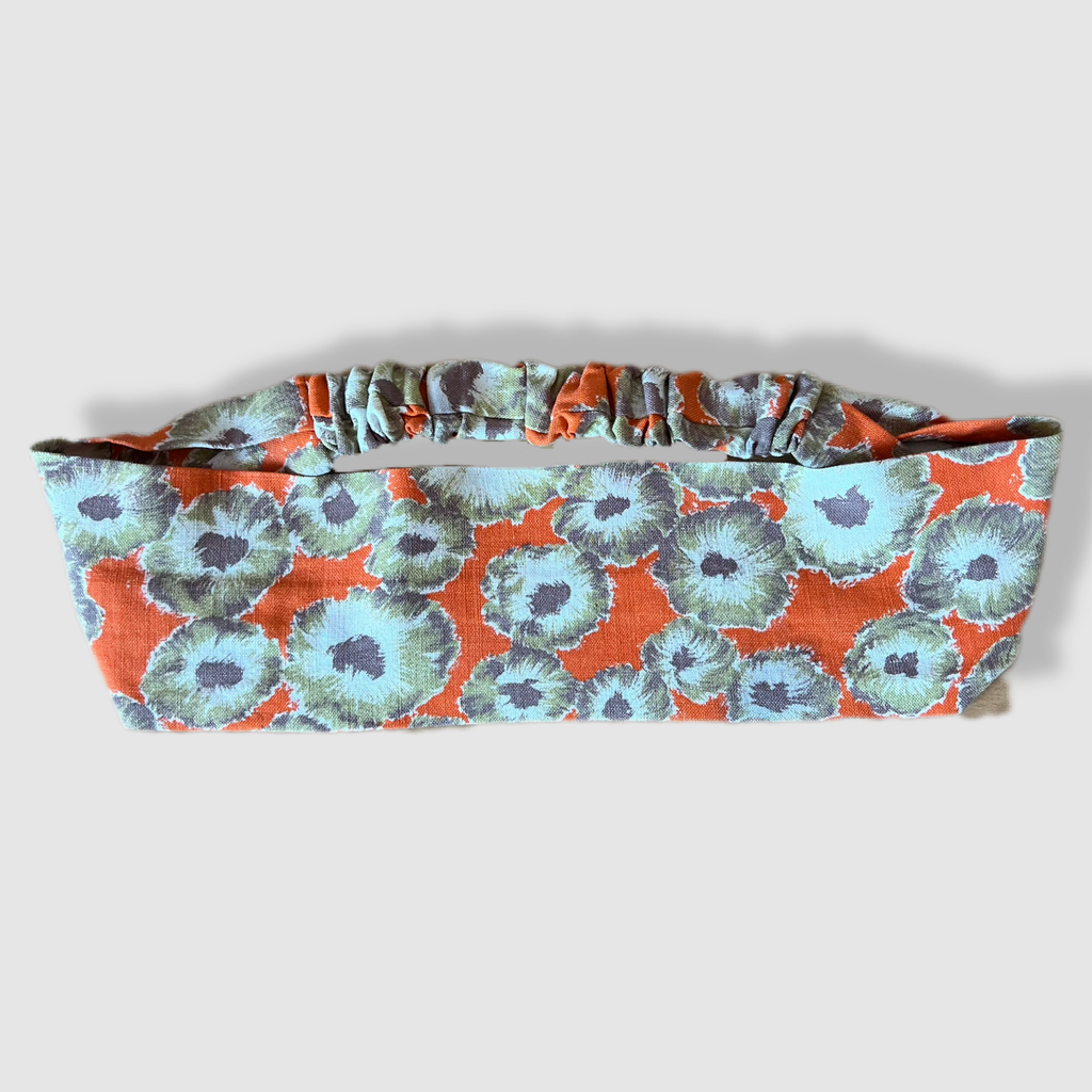 Bandeau fleurs orange